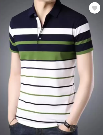 Men Checkered Round Neck Poly Cotton T-Shirt