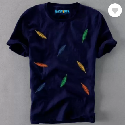 Men Printed Round Neck Grey T-Shirt